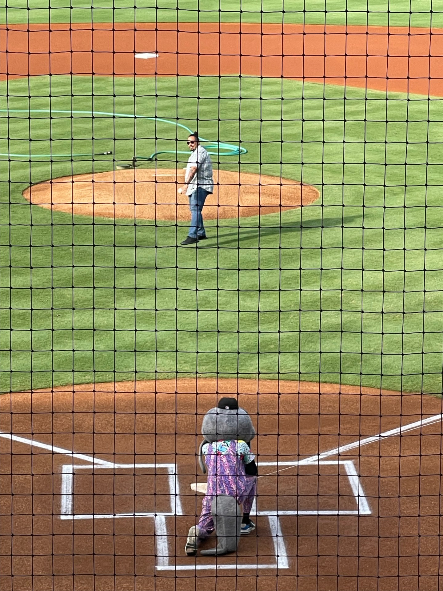 NC 211 Leader Throws First Pitch at Minor League Baseball Game NC 211